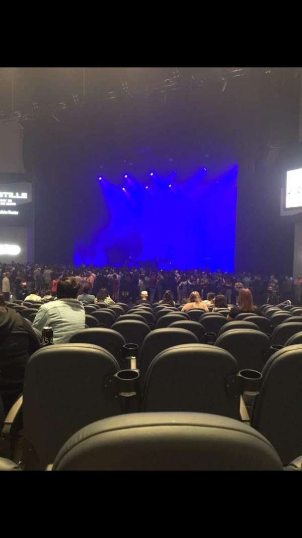 YouTube Theater, section: 104, row: M