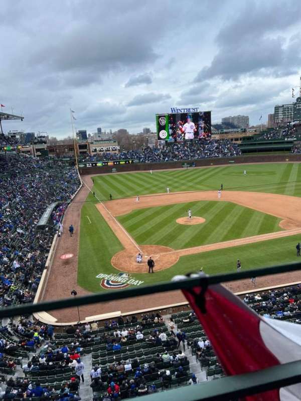 Wrigley Field, section: 319R, row: 1, seat: 13