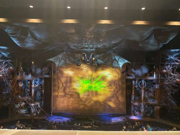 Gershwin Theatre, section: Front Mezzanine C, row: A, seat: 110
