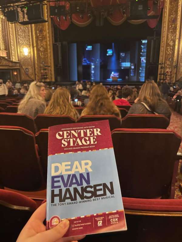 Providence Performing Arts Center, section: Orchestra RC, row: F, seat: 124