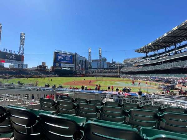 Truist Park, section: 131, row: 4, seat: 11,12,13,14