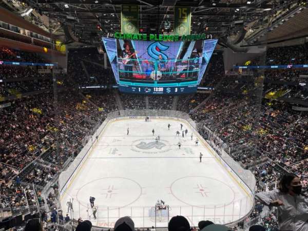 Climate Pledge Arena, section: 108, row: D, seat: 1
