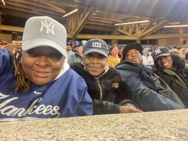 Yankee Stadium, section: 108, row: 2, seat: 1, 2, 3, & 4