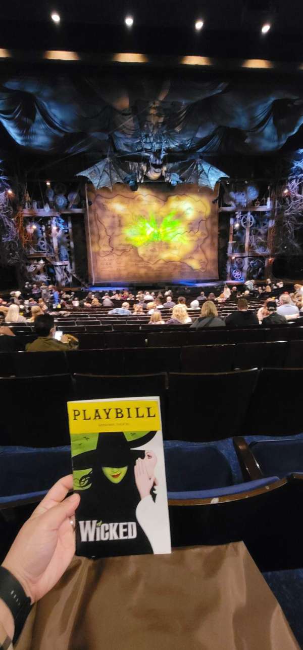 Gershwin Theatre, section: Orchestra C, row: S, seat: 106