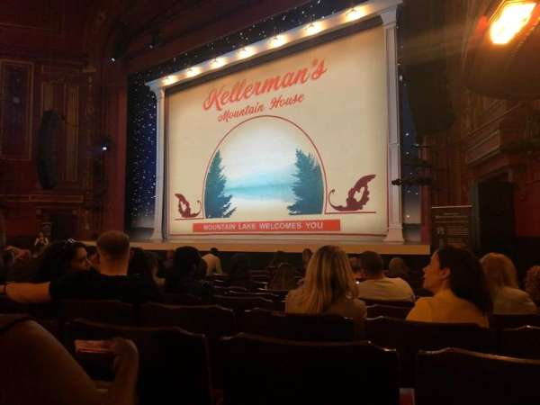 Dominion Theatre, section: Stalls, row: L, seat: 5