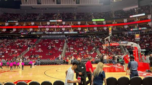 Toyota Center, section: 119, row: 2, seat: 12