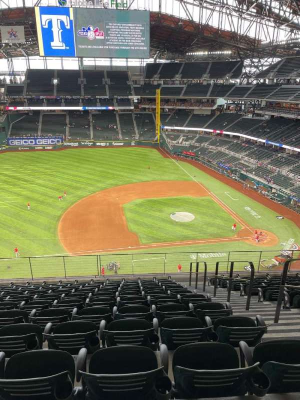 Globe Life Field, section: 210, row: 11, seat: 18