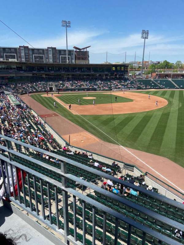 Truist Field, section: Club 93, row: 1, seat: 62