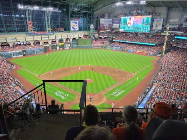 Daikin Park, section: 419, row: 3, seat: 1