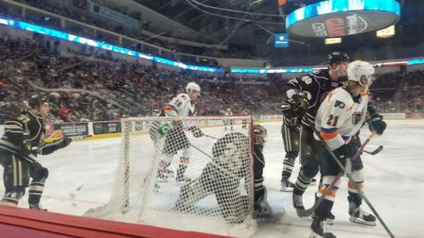 Giant Center, section: 101, row: A, seat: 8
