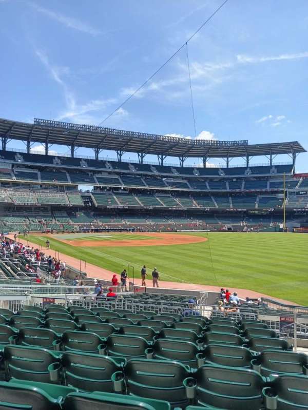 Truist Park, section: 110, row: 9, seat: 2