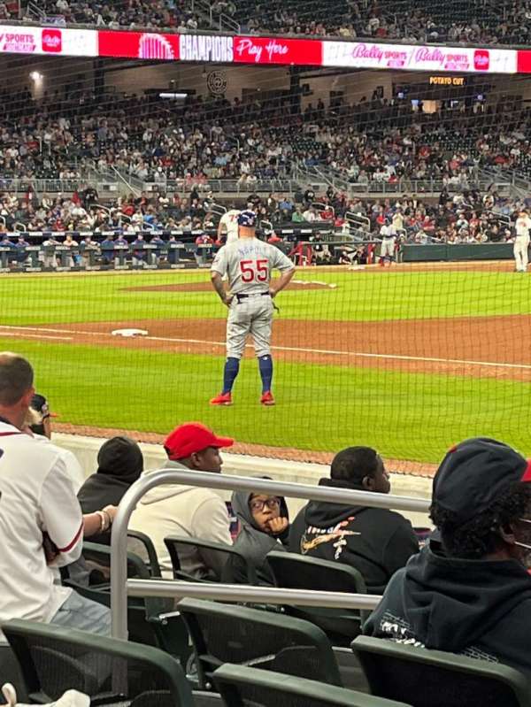 Truist Park, section: 15, row: 7, seat: 8