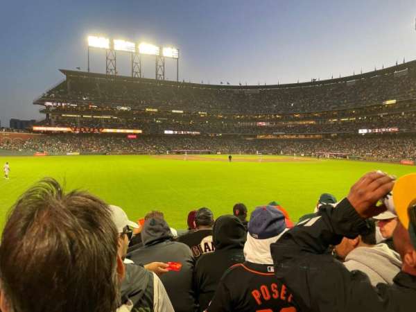 Oracle Park, section: 141, row: 5, seat: 15