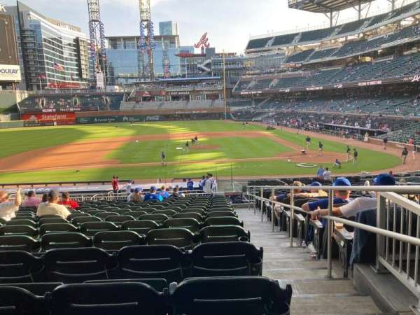 Truist Park, section: 131, row: 15, seat: 1