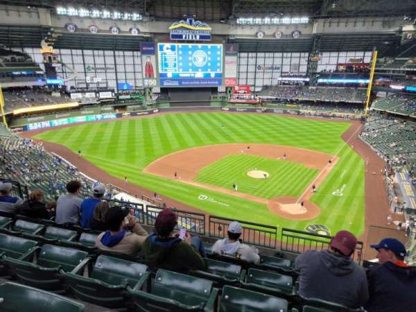 American Family Field, section: 425, row: 6, seat: 2