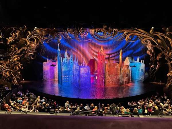Gillian Lynne Theatre, section: Circle, row: A, seat: 45