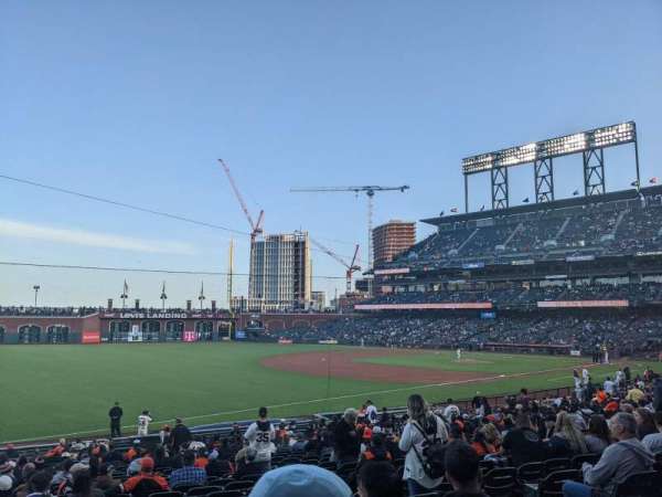 Oracle Park, section: 129, row: 26, seat: 7