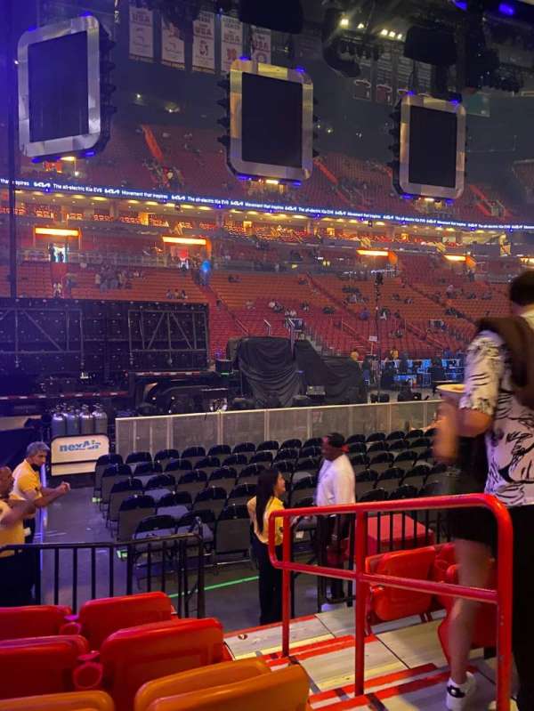 Kaseya Center, section: 120, row: 9, seat: 2
