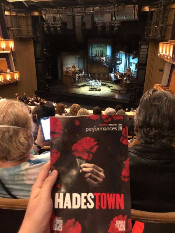 Ahmanson Theatre, section: Mezzanine, row: F, seat: 7