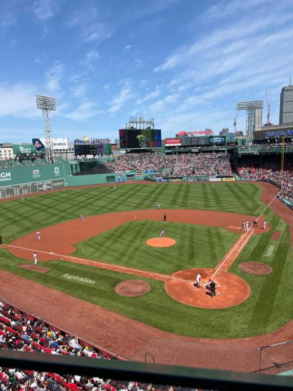 Fenway Park, section: Aura Pavilion Club 5, row: 1, seat: 1