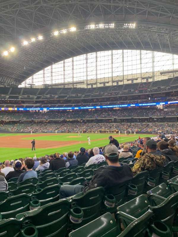 American Family Field, section: 126, row: 20, seat: 15