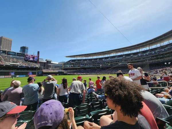 Target Field, section: 126, row: 9, seat: 9