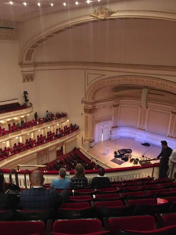 Carnegie Hall, section: Lower Side Balcony R, row: H, seat: 34
