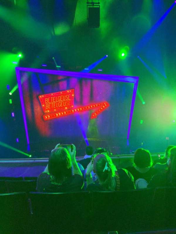 Marquis Theatre, section: mezzanine c, row: e, seat: 107