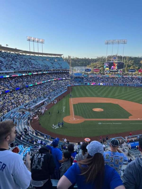 Dodger Stadium, section: 8RS, row: G, seat: 4