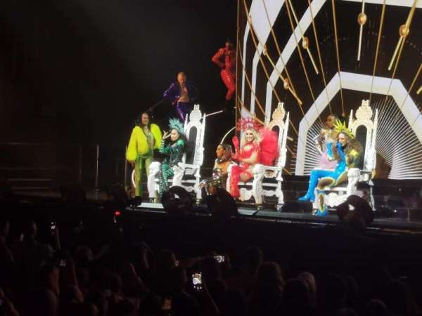 The O2, London, section: 112, row: D, seat: 374