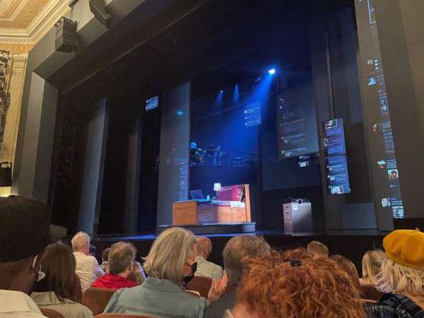 Music Box Theatre, section: Orchestra R, row: F, seat: 12