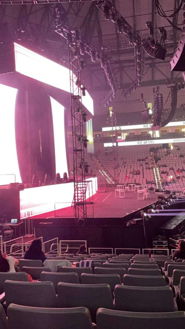 Dickies Arena, section: 126, row: 14, seat: 3