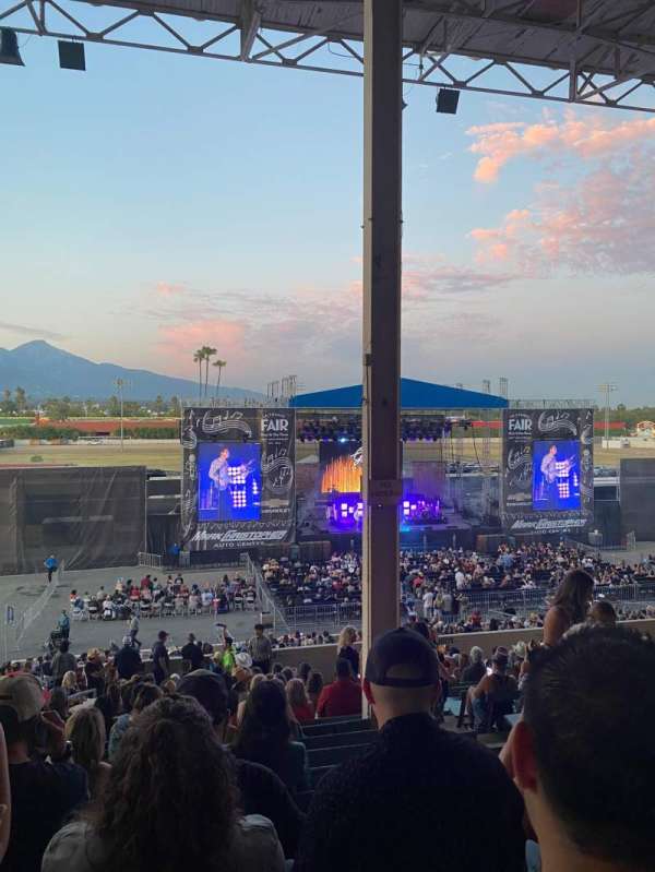 The Grandstand at the LA County Fair, section: J, row: 17, seat: 3,4,5