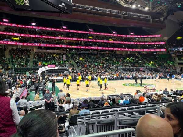 Climate Pledge Arena, section: 02, row: G, seat: 19