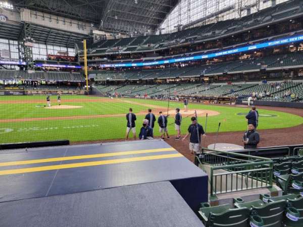 American Family Field, section: 121, row: 7, seat: 13