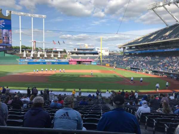 Kauffman Stadium, section: 223, row: AA, seat: 7