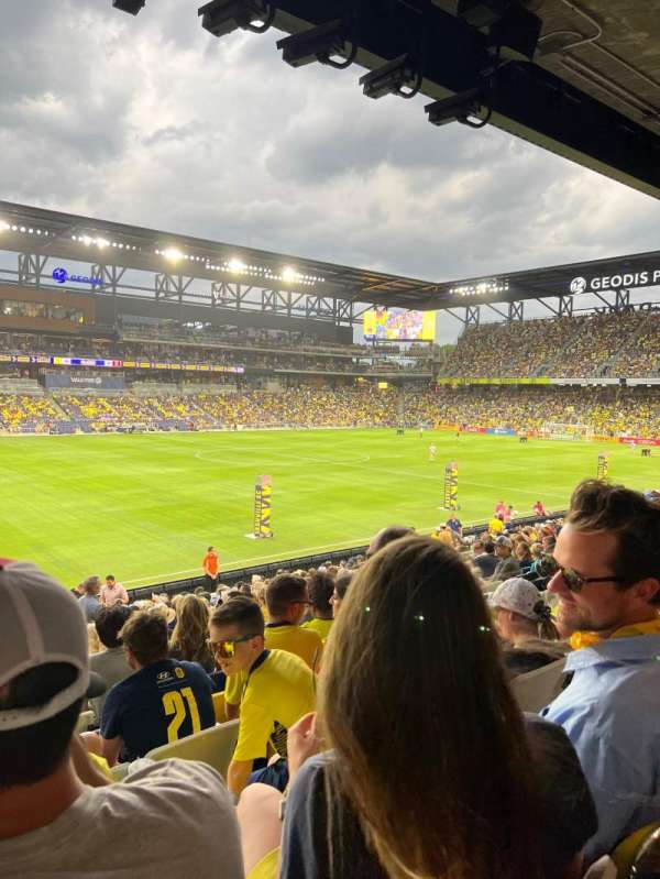 Geodis Park, section: 121, row: V, seat: 20