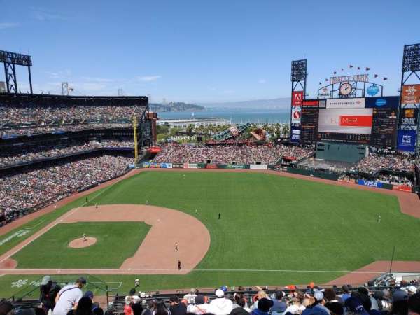 Oracle Park, section: VR305, row: 10, seat: 16