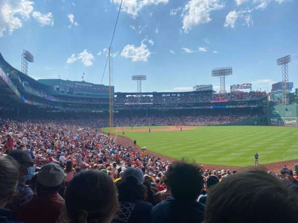 Fenway Park, section: Grandstand 4, row: WW, seat: 2