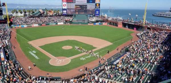 Oracle Park, section: VB314, row: B, seat: 7