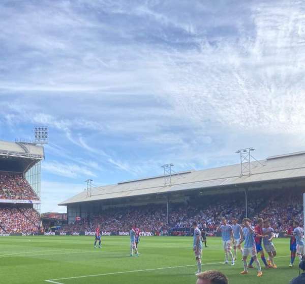 Selhurst Park, section: WHL-3, row: B, seat: 113