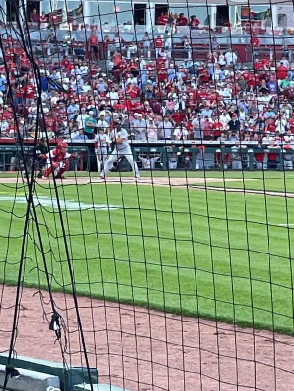 Great American Ball Park, section: 132, row: B, seat: 9
