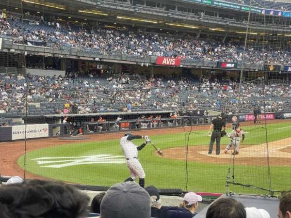 Yankee Stadium, section: 017A, row: 5, seat: 10