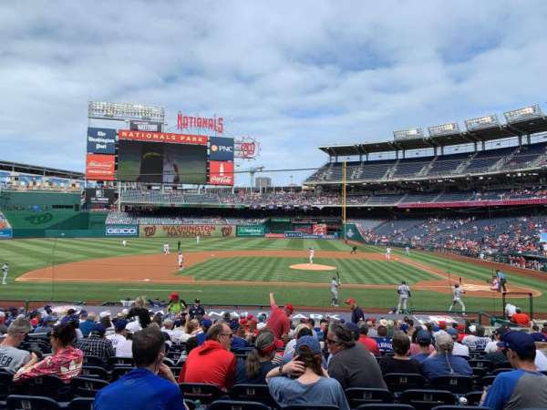 Nationals Park, section: 117, row: AA, seat: 11