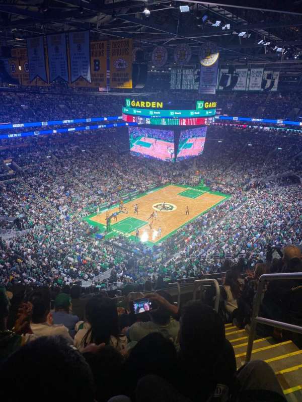TD Garden, section: 321, row: 14, seat: 2