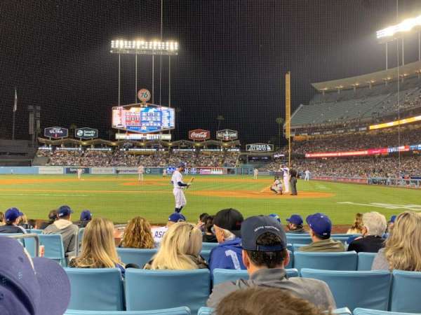 Dodger Stadium, section: 5DG, row: JJ, seat: 12