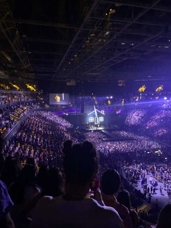 UBS Arena, section: 216, row: 4, seat: 8