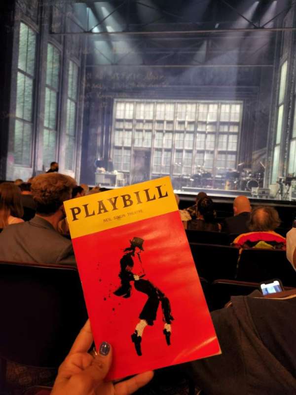 Neil Simon Theatre, section: Orchestra C, row: G, seat: 111