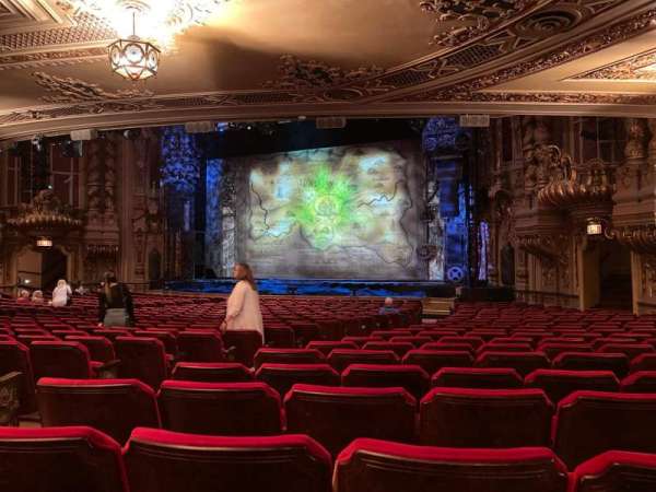 Ohio Theatre, Columbus, section: Orchestra 1, row: W, seat: 12