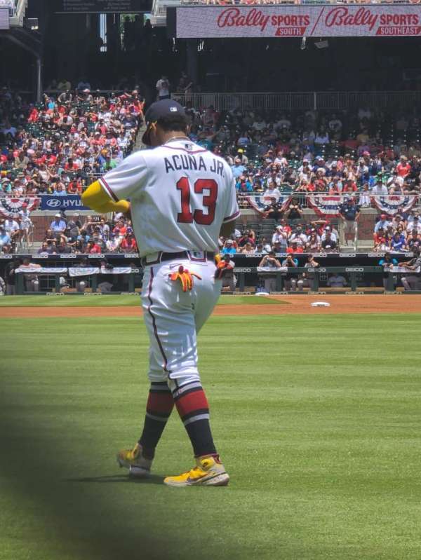 Truist Park, section: 59, row: 1, seat: 31